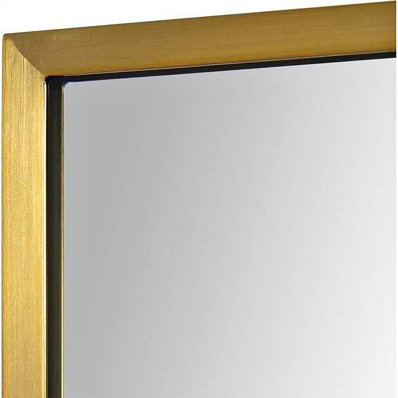 Image 3 Renwil Raydon Iron Satin Brass Wall Mirror 24 x 36 x 0.5 more views
