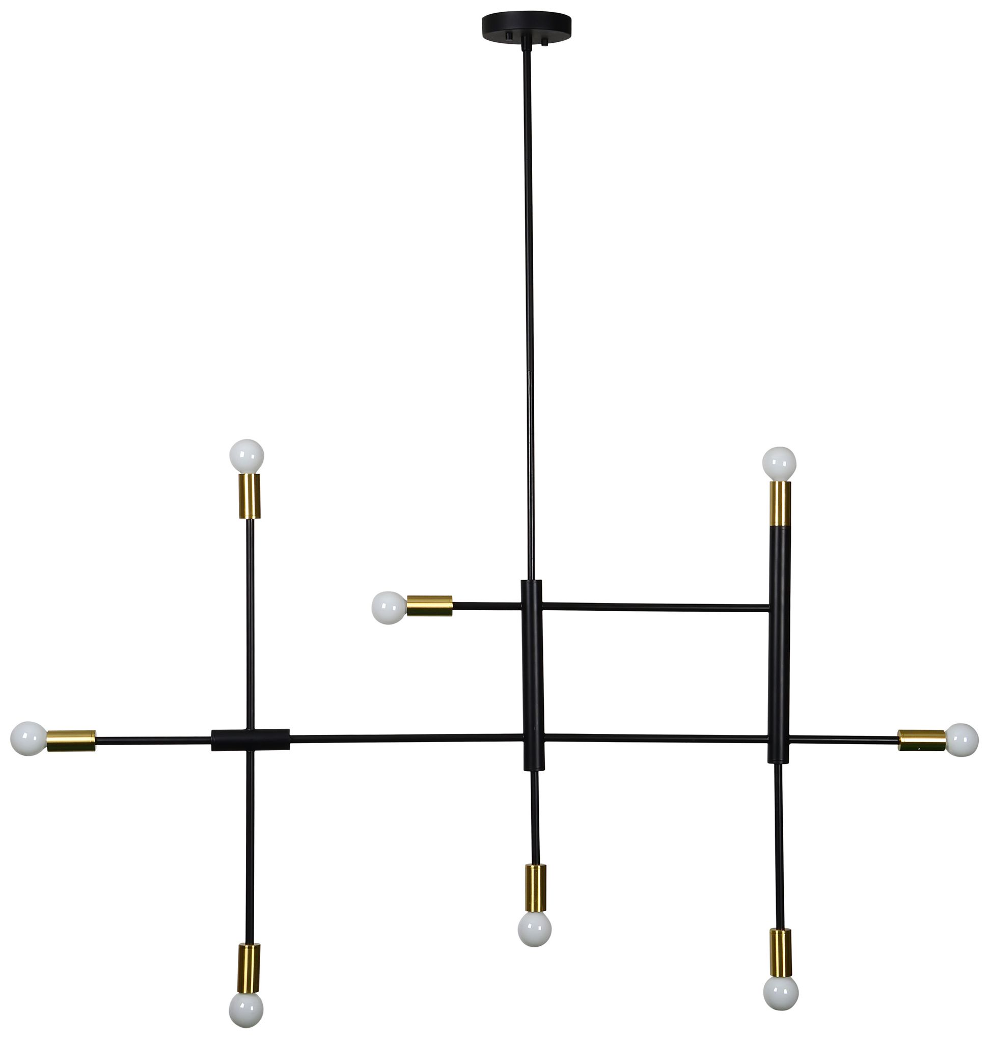 Image 2 Renwil Reegler Iron Black Powder Coated Ceiling Fixture more views