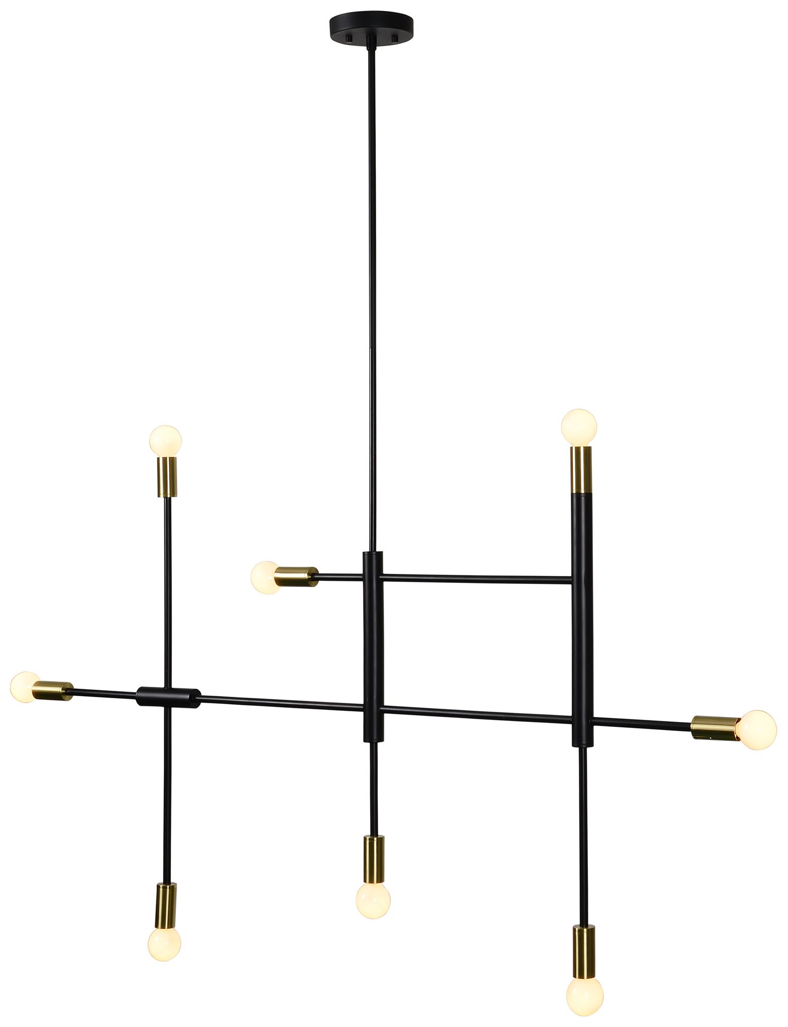 Image 3 Renwil Reegler Iron Black Powder Coated Ceiling Fixture more views