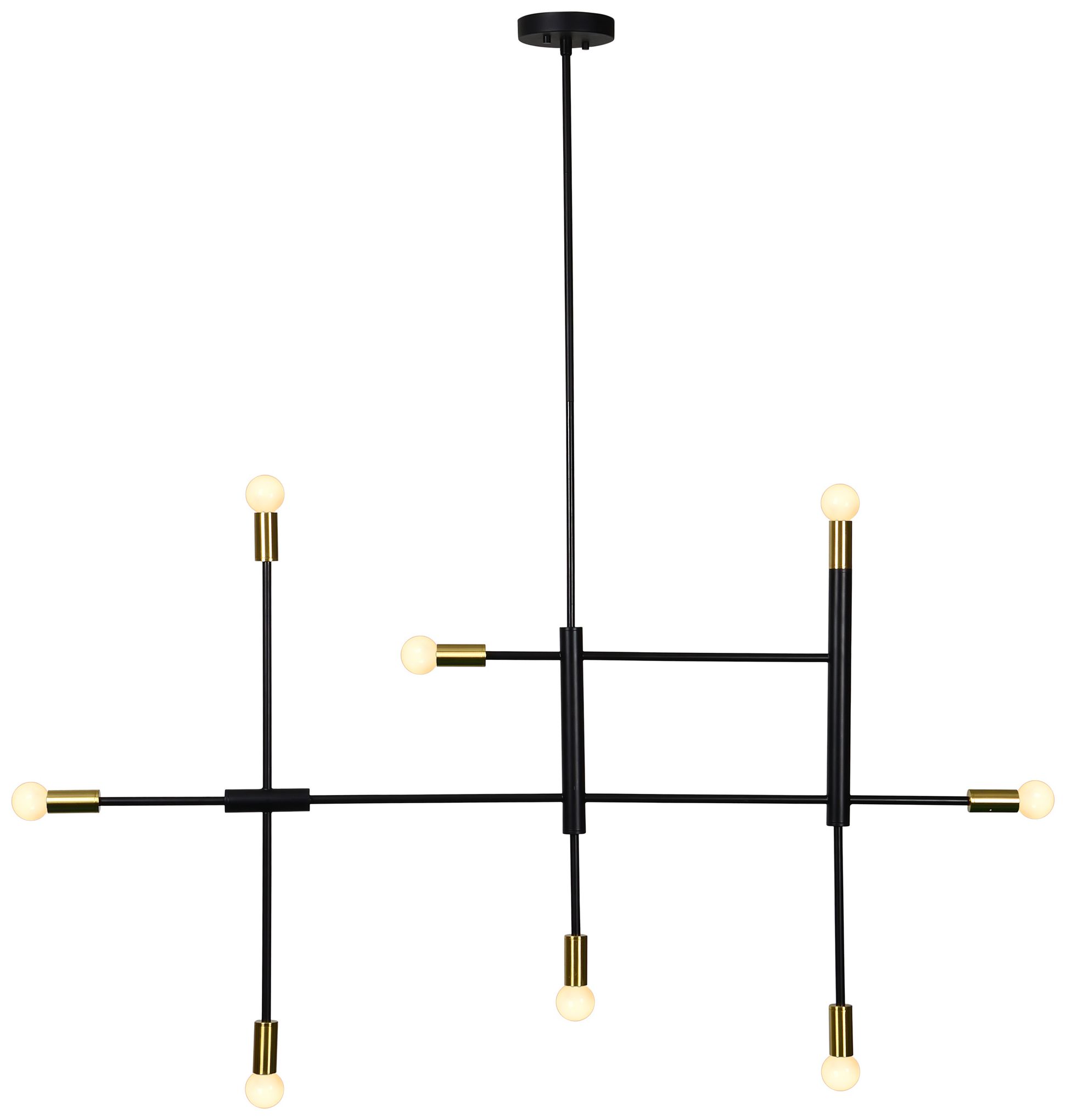 Image 5 Renwil Reegler Iron Black Powder Coated Ceiling Fixture more views