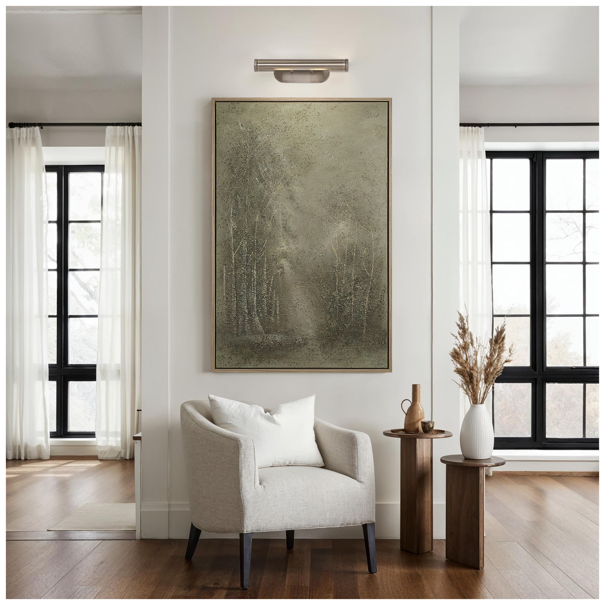 Image 3 Renwil Rennes 4.5" Height Wall Sconce, Grey more views