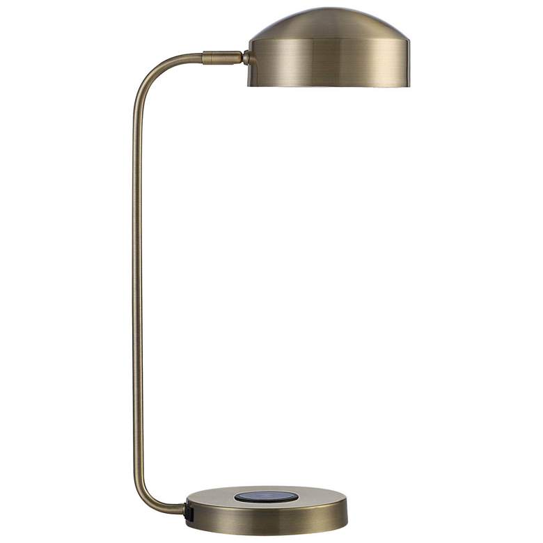 Image 1 Renwil Riesco 22 1/2" High Antique Brushed Brass Table Lamp