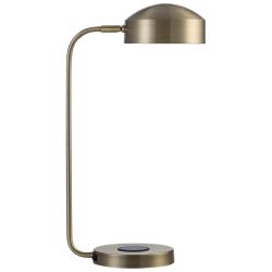 Renwil Riesco 22 1/2" High Antique Brushed Brass Table Lamp