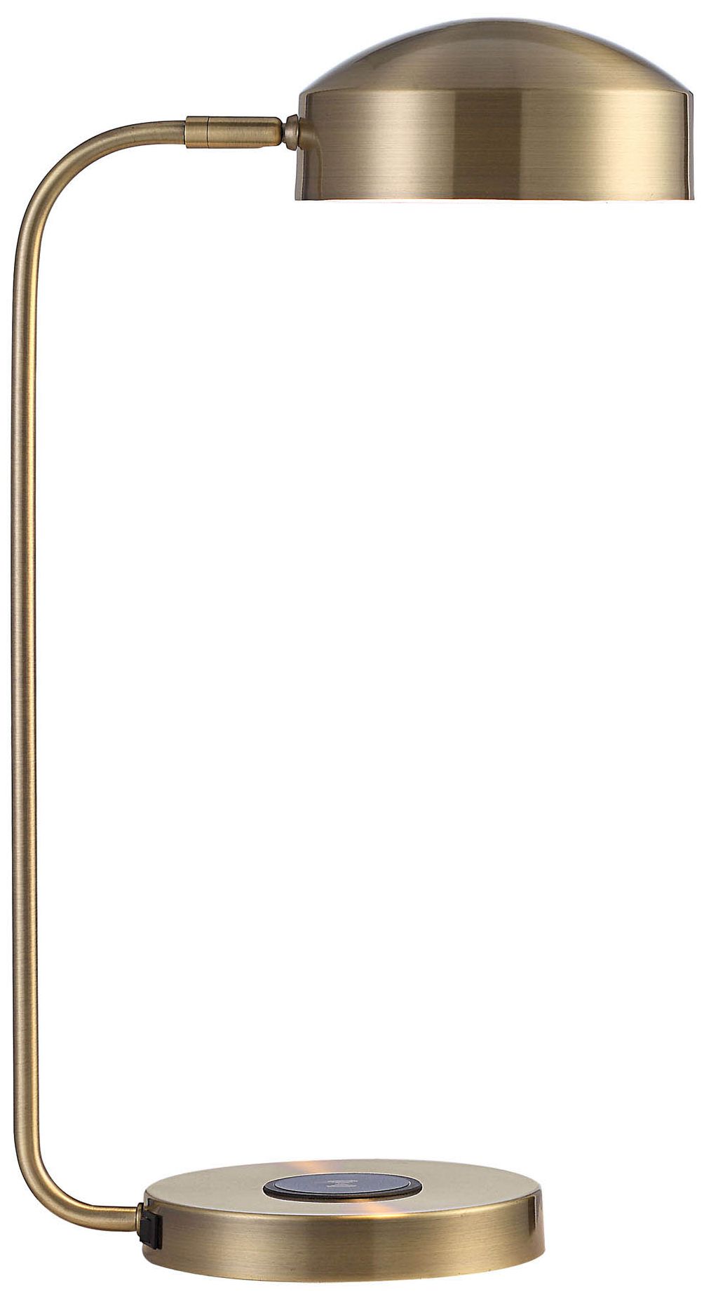 Image 3 Renwil Riesco Antique Brushed Brass Table Lamp more views