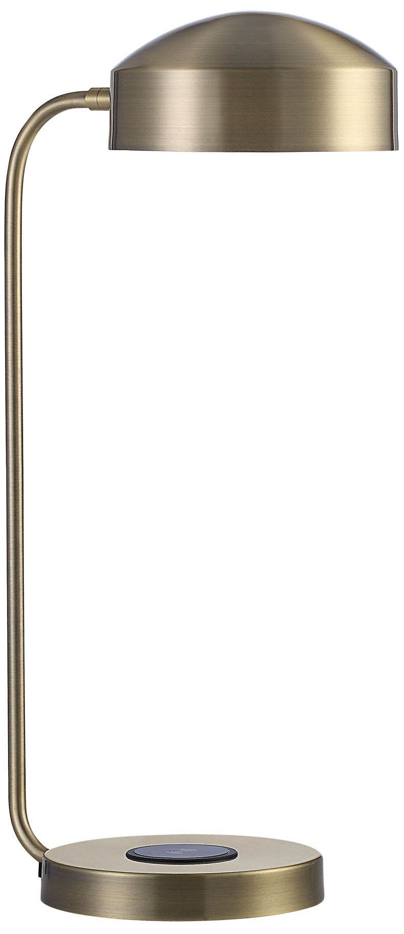 Image 5 Renwil Riesco Antique Brushed Brass Table Lamp more views