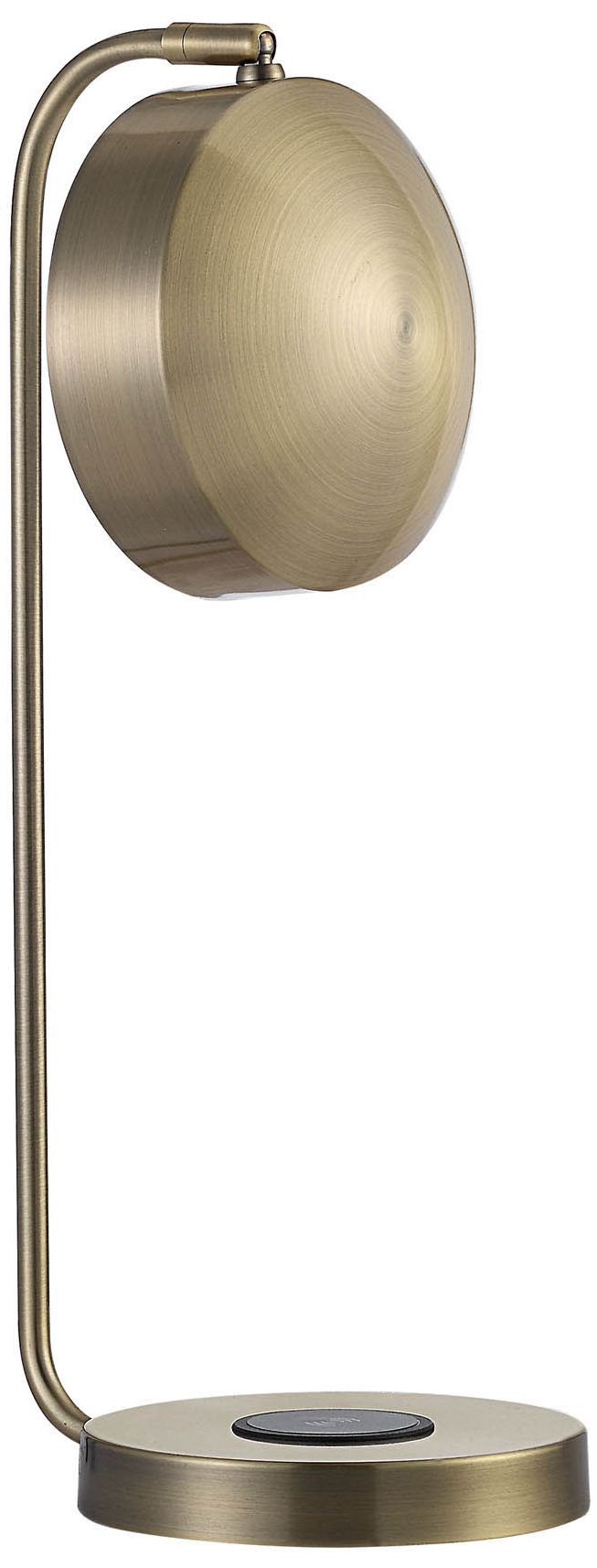 Image 6 Renwil Riesco Antique Brushed Brass Table Lamp more views