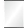 2_Renwil Rosanna Matte Black Iron 30" x 40" Rectangular Wall Mirror