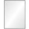 Renwil Rosanna Matte Black Iron 30" x 40" Rectangular Wall Mirror
