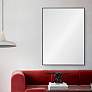 1_Renwil Rosanna Matte Black Iron 30" x 40" Rectangular Wall Mirror