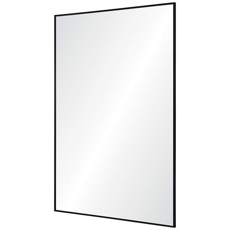 Image 3 Renwil Rosanna Matte Black Iron 30" x 40" Rectangular Wall Mirror more views