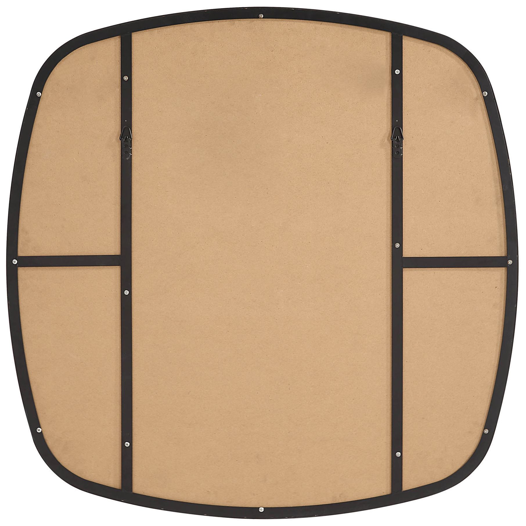 Image 5 Renwil Sparti 36" Tall Square Wall Mirror, Black more views