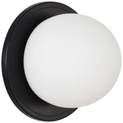 Renwil Sybil Powder Coated Matte Black Wall Sconce Dia-6.5x4.25"H