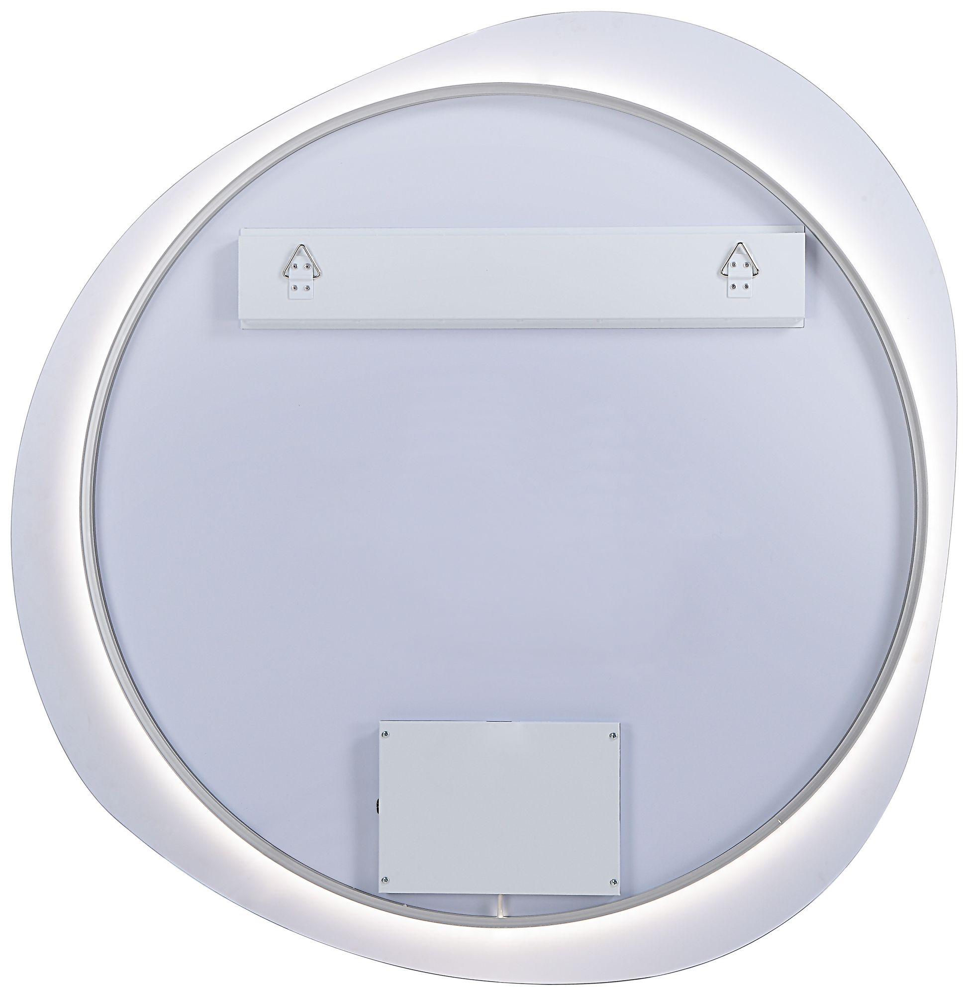 Image 6 Renwil Terni 45" Tall Irregular LED Mirror, Clear more views