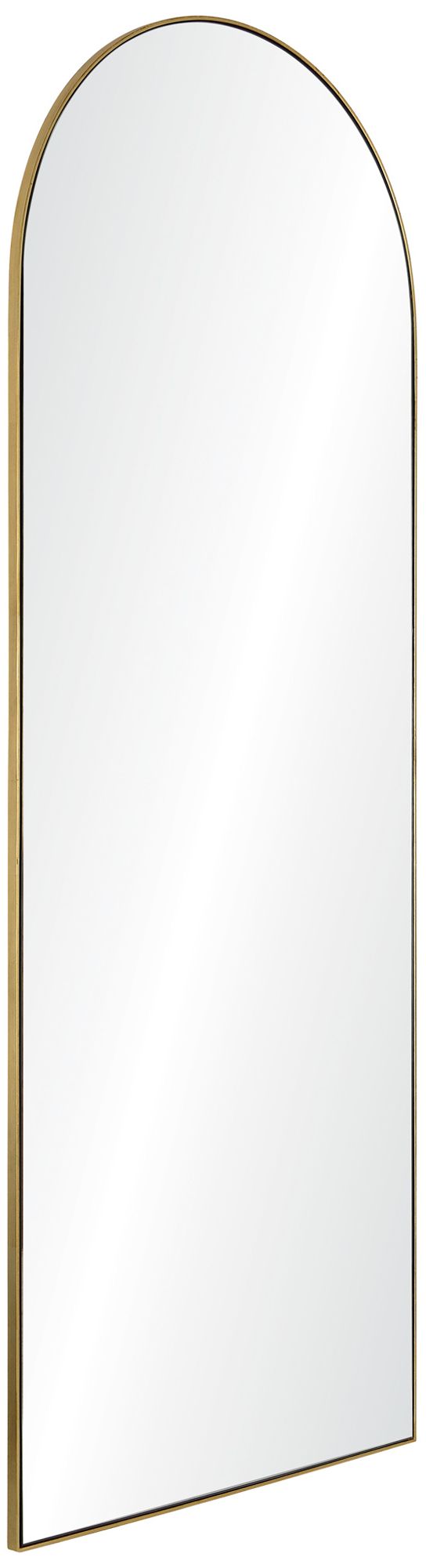 Image 4 Renwil Thatcher 80" Tall Irregular Full Length Mirror, Yellow more views