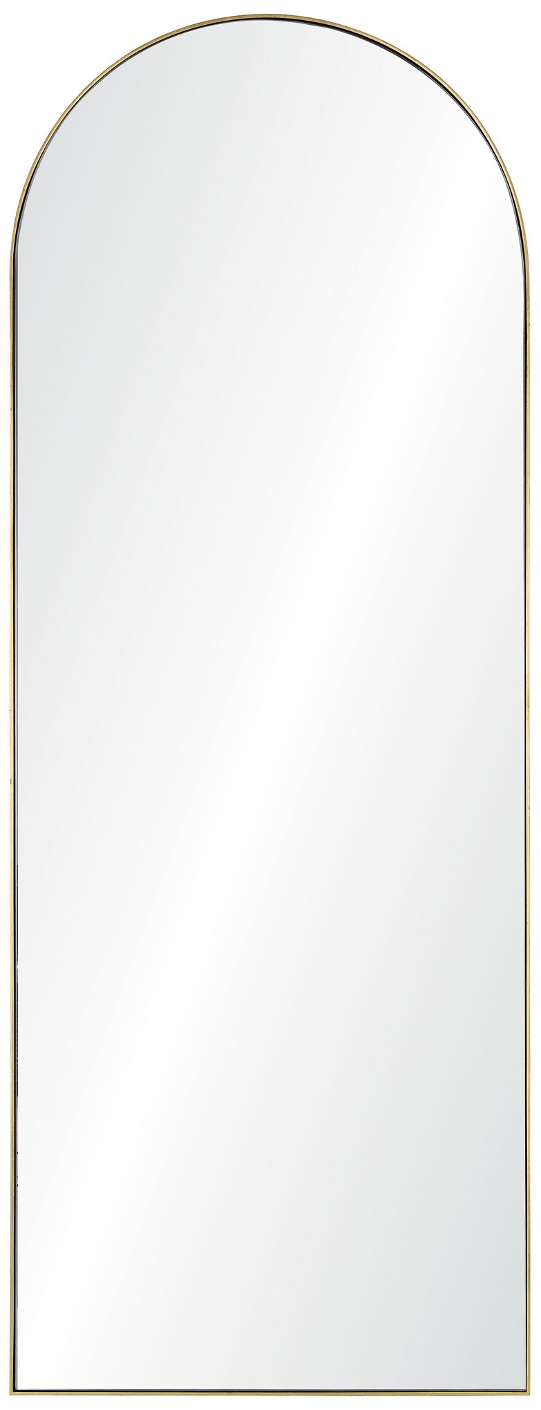 Image 2 Renwil Thatcher 80" Tall Irregular Full Length Mirror, Yellow more views