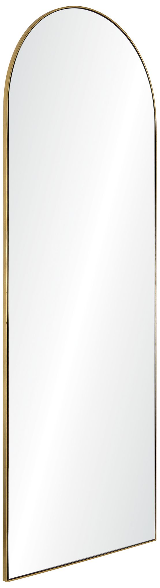 Image 5 Renwil Thatcher 80" Tall Irregular Full Length Mirror, Yellow more views