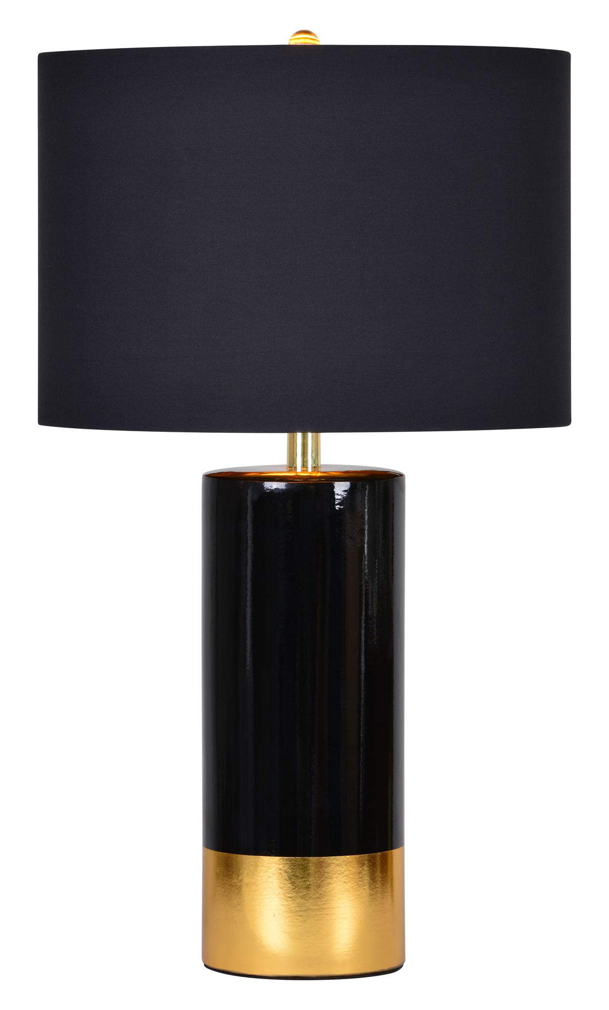 Image 2 Renwil The Tuxedo 29" High Modern Ceramic Black and Gold Table Lamp more views