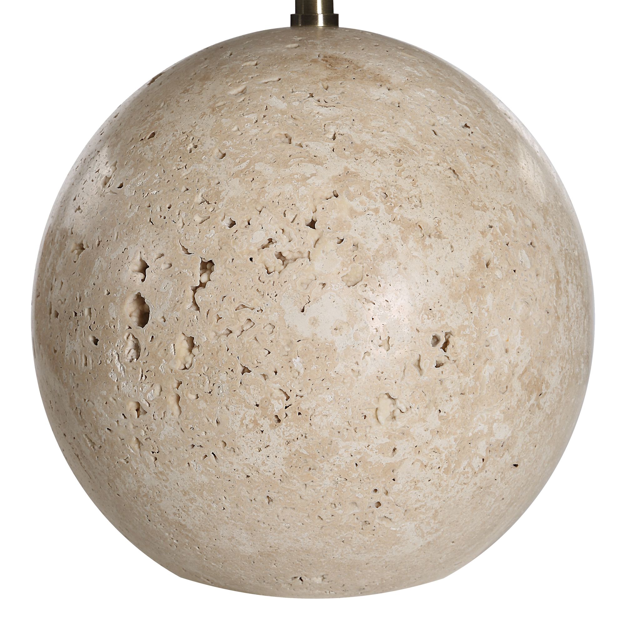 Image 2 Renwil Travertine 19" High Modern Natural Beige Marble Table Lamp more views