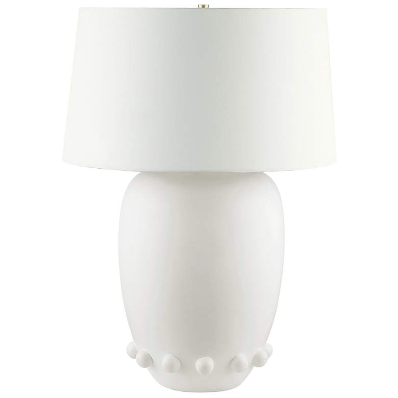 Image 1 Renwil Trivor 28" High Modern Ceramic Off-White Table Lamp
