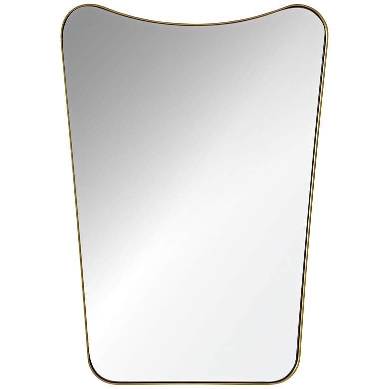 Image 2 Renwil Tufa Powder-Coated Gold 20"x28" Metal Wall Mirror