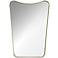 Renwil Tufa Powder-Coated Gold 20"x28" Metal Wall Mirror