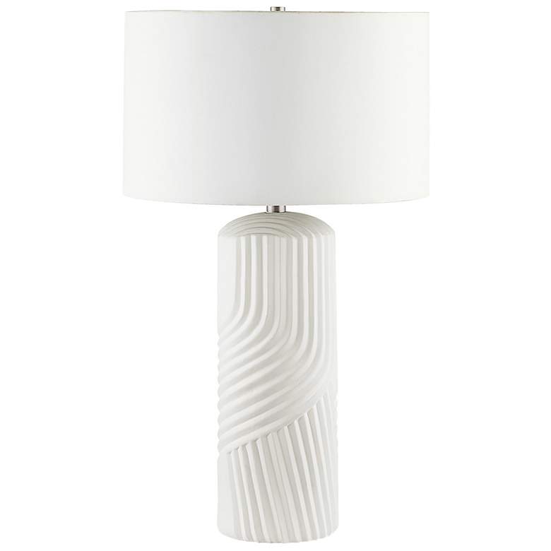 Image 1 Renwil Valerie 28" High Modern Ceramic Off-White Table Lamp