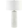 Renwil Valerie 28" High Modern Ceramic Off-White Table Lamp
