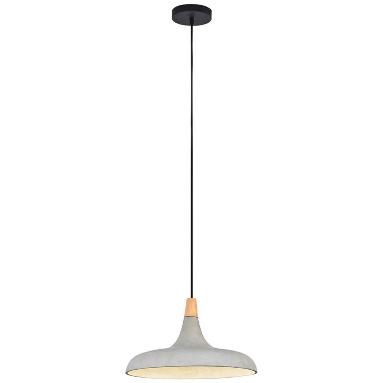 Image 2 Renwil Viola-May 16" Wide Gray and Textured Black Modern Pendant Light