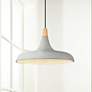 1_Renwil Viola-May 16" Wide Gray and Textured Black Modern Pendant Light