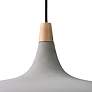 4_Renwil Viola-May 16" Wide Gray and Textured Black Modern Pendant Light more views