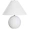 Renwil Volakas 19" High Modern Natural White Marble Table Lamp