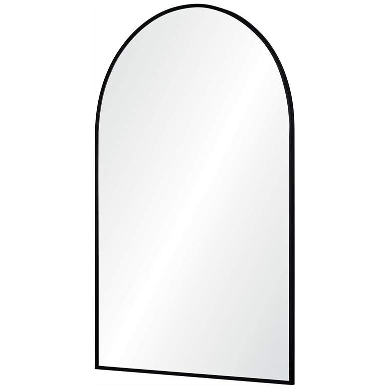 Image 5 Renwil Waren 24 x 36 Iron Matte Black Arch Top Wall Mirror more views