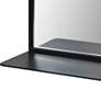 4_Renwil Wearstley Black Iron 35" x 35" Arch Shelf Wall Mirror more views