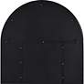 7_Renwil Wearstley Black Iron 35" x 35" Arch Shelf Wall Mirror more views