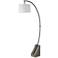 Renwil Weymouth 75 1/2" High Iron Matte Black Grey Concrete Floor Lamp