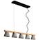 Renwil Zain 43 1/4" Wide Gray Black Kitchen Island Light Pendant