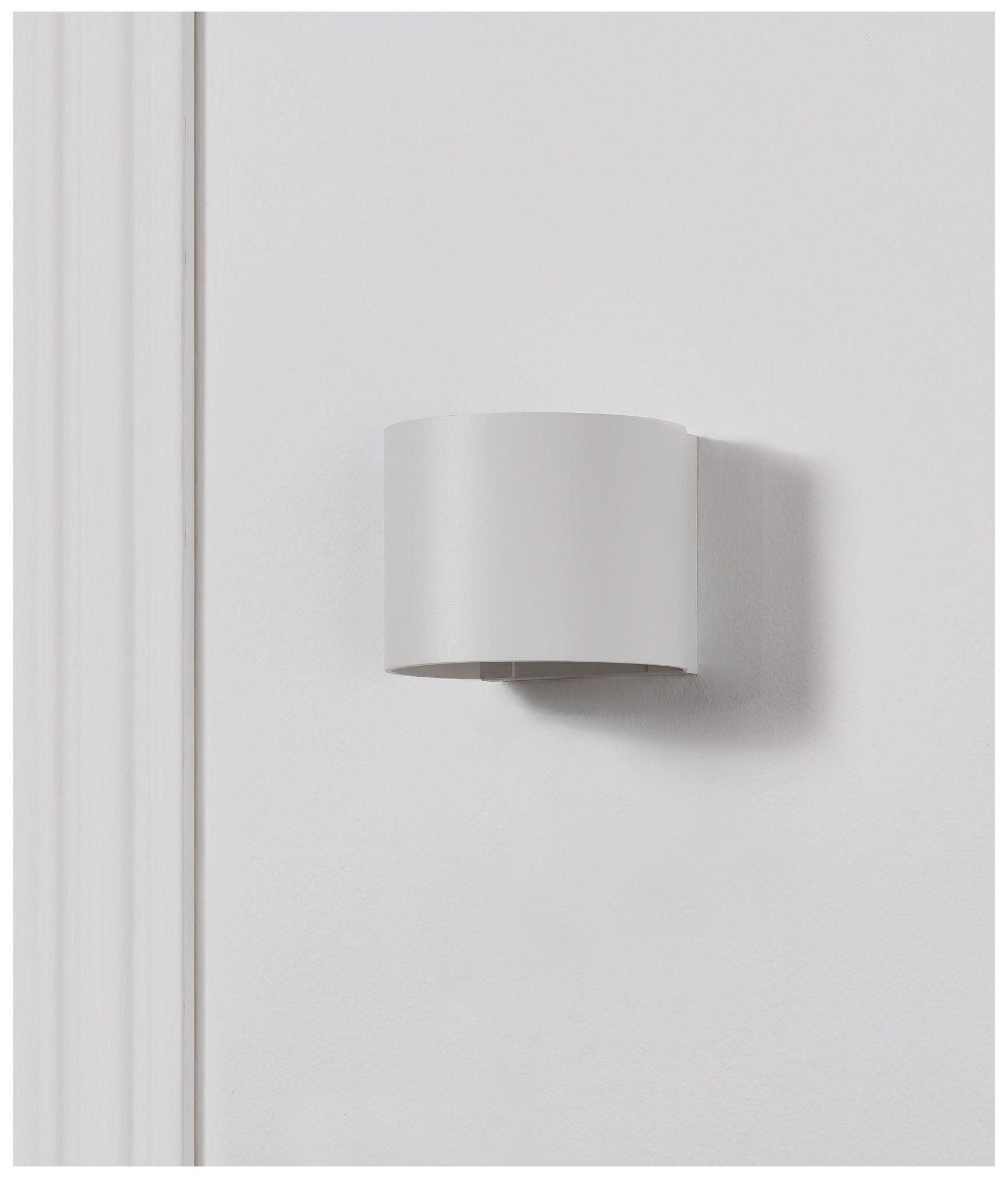 Image 4 Renwil Zak Aluminum Matte White Wall Sconce 5.90x4.72x5.24 more views