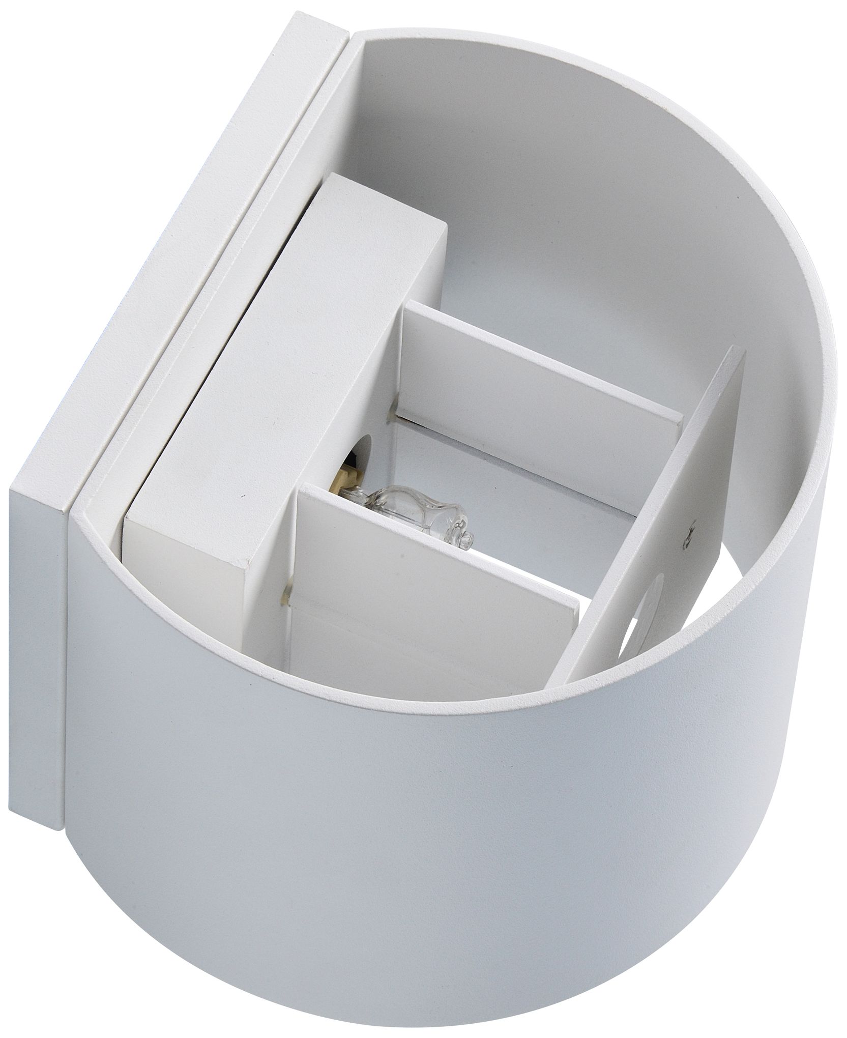 Image 7 Renwil Zak Aluminum Matte White Wall Sconce 5.90x4.72x5.24 more views