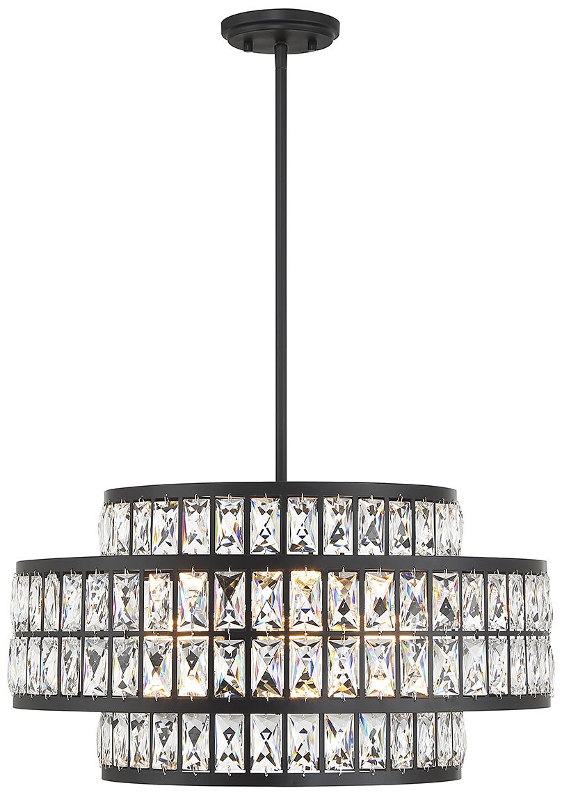 Renzo 4-Light Pendant in Matte Black