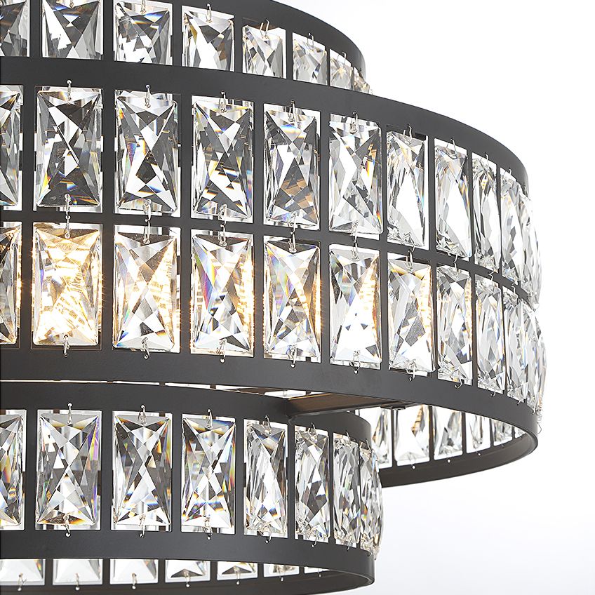 Image 3 Renzo 4-Light Pendant in Matte Black more views