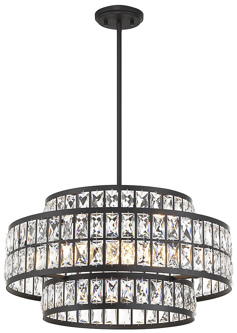 Image 5 Renzo 4-Light Pendant in Matte Black more views