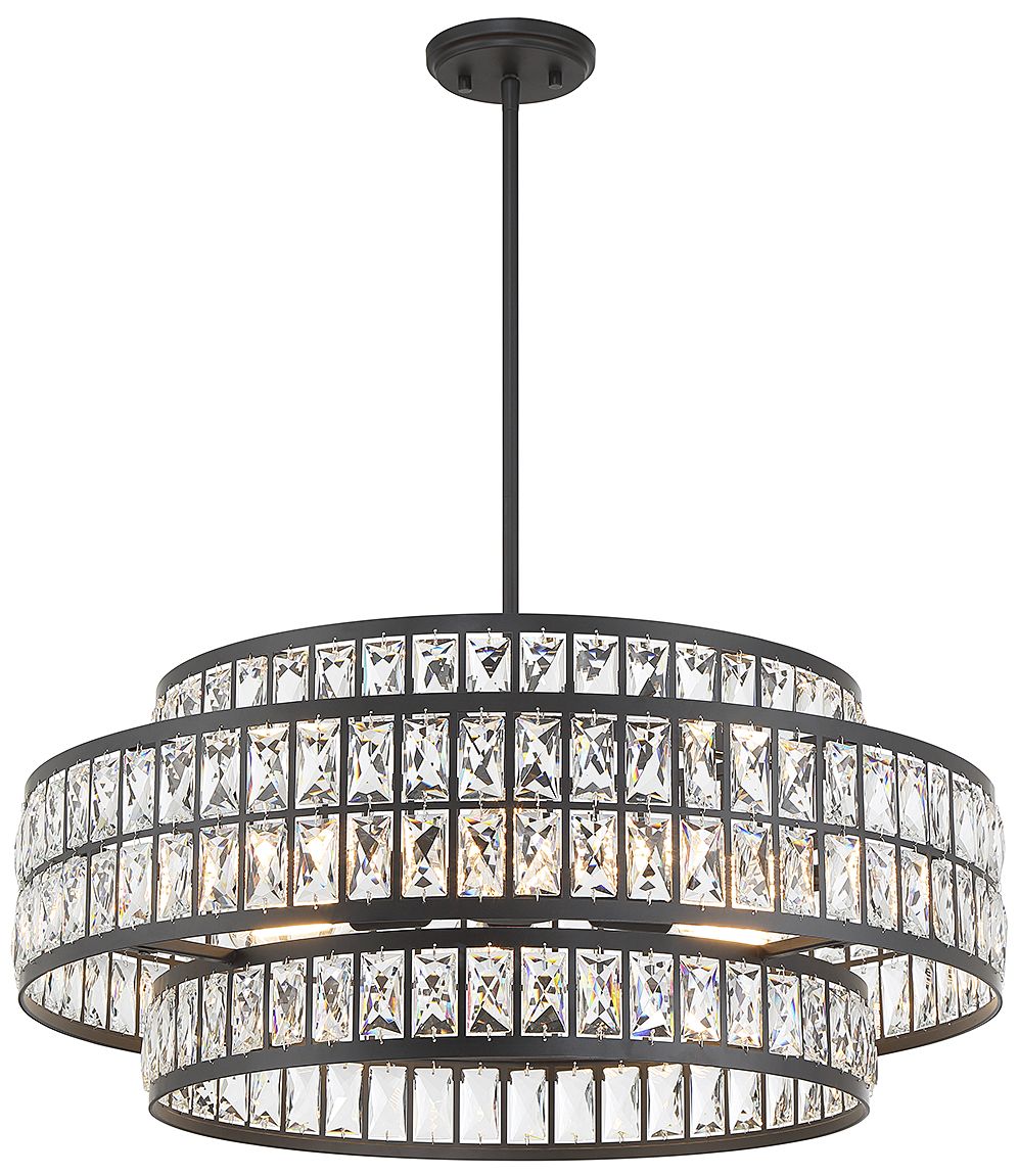Image 3 Renzo 6-Light Pendant in Matte Black more views