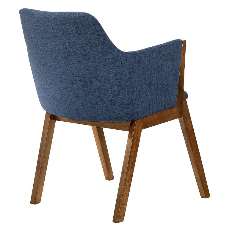Image 3 Renzo Blue Fabric Dining Side Chairs Set of 2 more views