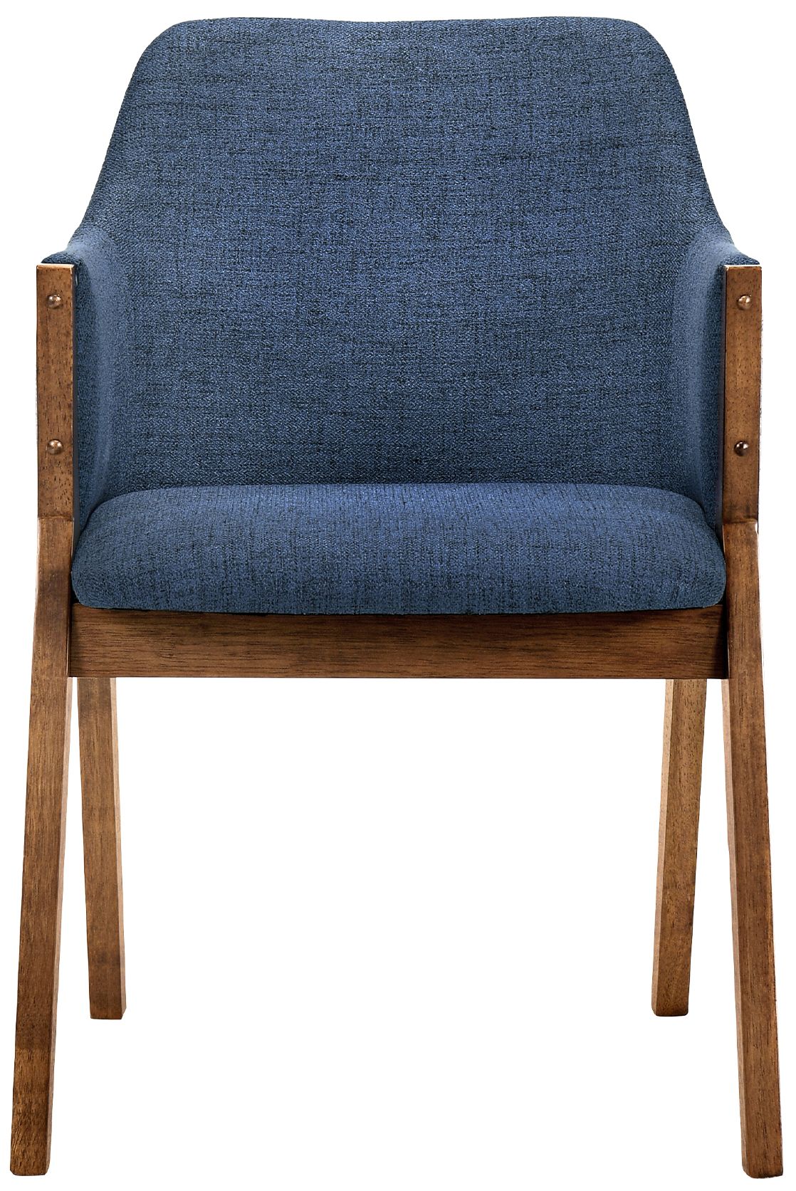 Image 6 Renzo Blue Fabric Dining Side Chairs Set of 2 more views