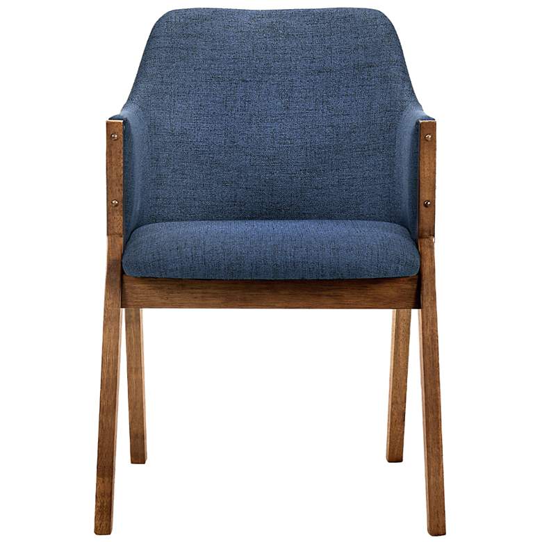 Image 6 Renzo Blue Fabric Dining Side Chairs Set of 2 more views