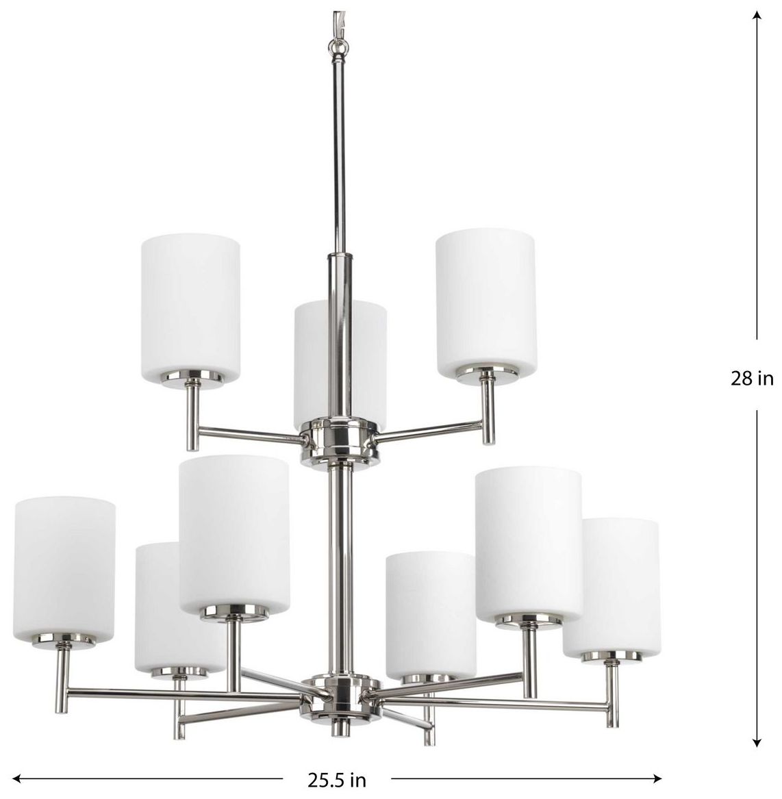 Image 4 Replay Collection 2-Tier 9-Light Chandelier Light more views
