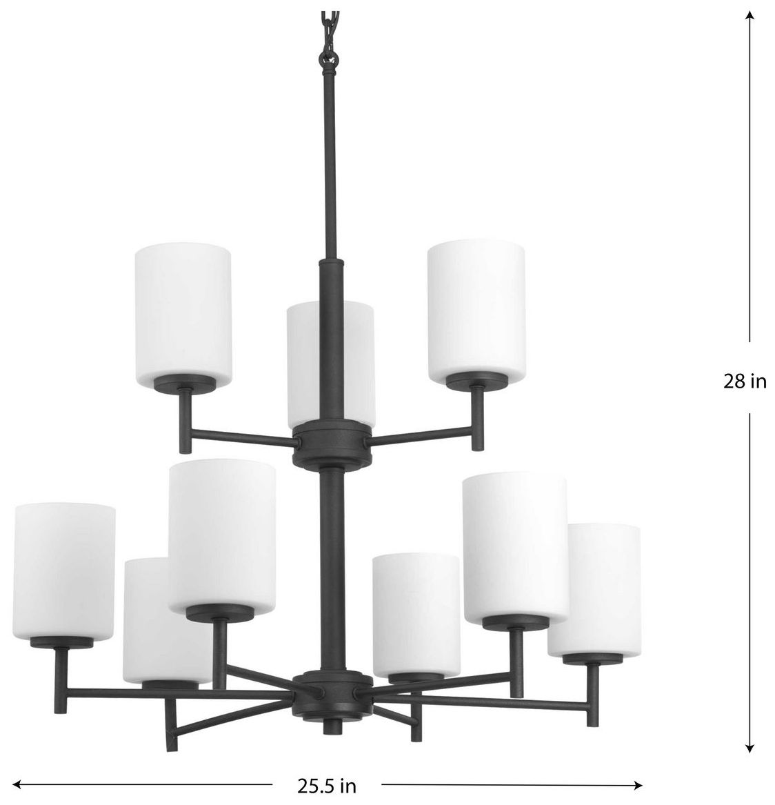 Image 4 Replay Collection 2-Tier 9-Light Chandelier Light more views
