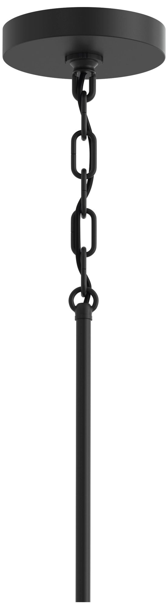 Image 6 Replay Collection 3-Light Black Chandelier with Clear Glass Shades more views