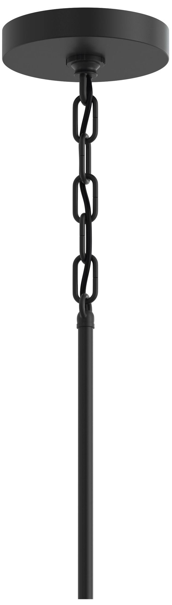 Image 6 Replay Collection 5-Light Black Chandelier with Clear Black Shades more views