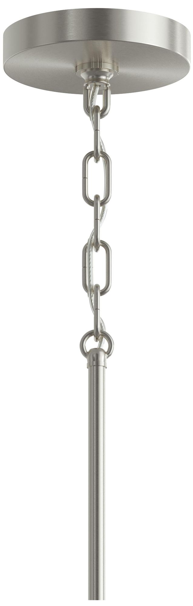 Image 6 Replay Collection 9-Light 2-Tier Brushed Nickel Chandelier w/Clear Glass more views